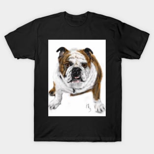 Stubborn Affectionate Bulldog Pup T-Shirt